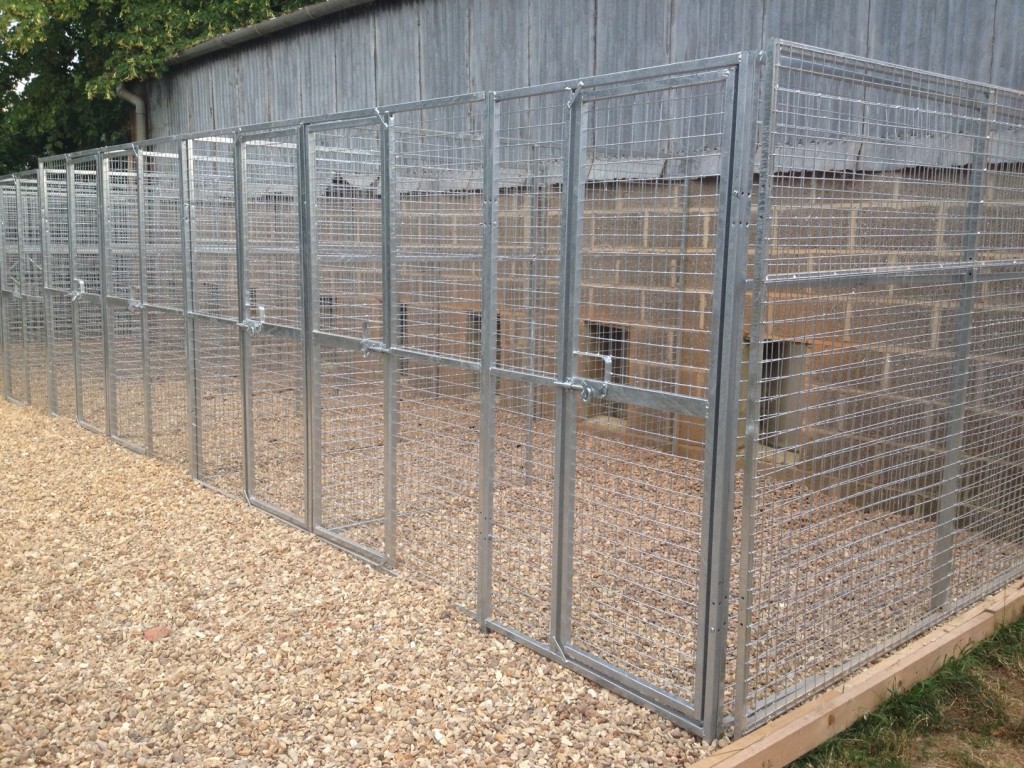 Galvanised Gated Mesh Panels - Haborn Products